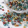 6/0 Silver Lined Round Glass Seed Beads SEED-P002-14-1