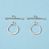 925 Sterling Silver Toggle Clasps STER-A008-37-1