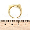 Ocean Styles Brass Cuff Rings for Women RJEW-F184-18G-5