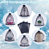 SOFPLATE 50pcs Large Organza Pouches Portable Shoes Bag Travel Storage Drawstring Bags OP-SP0001-03C-02-6