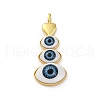 Rack Plating Brass Pendants KK-H510-01G-01-1