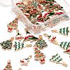 50Pcs 5 Style Alloy Enamel Pendants ENAM-LS0001-46-RS-2
