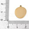 304 Stainless Steel Enamel Pendants STAS-I325-101G-3