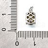 Brass Glass Charms KK-V011-33P-3
