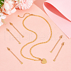 Unicraftale 20Pcs 304 Stainless Steel Chain Extender STAS-UN0060-87G-2