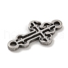 201 Stainless Steel Hollow Connector Charms STAS-S146-06P-2