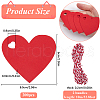 SOFPLATE 200Pcs Heart Paper Gift Tags CDIS-SP0001-14A-2