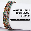 Olycraft 2 Strands Natural Indian Agate Beads Strands G-OC0005-65-4