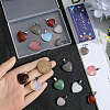 SUNNYCLUE 18pcs 9 styles Natural & Synthetic Mixed Gemstone Pendants G-SC0002-59-3