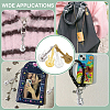  60Pcs 4 Colors Tibetan Style Alloy Pendants FIND-NB0005-38-6