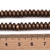 Electroplated Synthetic Non-magnetic Hematite Beads Strands G-E618-08D-4