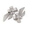 304 Stainless Steel Pendant Rhinestone Settings STAS-A117-04P-2