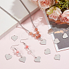 Unicraftale 50Pcs Stainless Steel Pendants STAS-UN0060-52-2
