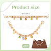   2Pcs Iron Chain Purse Strap Extenders AJEW-PH0018-09-2