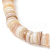 2Pcs Natural Cultured Freshwater Pearl & Shell & Brass Spacer Beads Stretch Bracelets for Women BJEW-JB11874-5