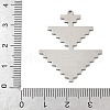 304 Stainless Steel Pendants STAS-S174-33P-3