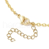 2Pcs 2 Colors Cross Alloy Pendant Necklaces NJEW-JN05187-7