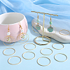 SOFPLATE 120Pcs Brass Linking Rings KK-SP0002-14B-4
