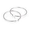 Tarnish Resistant 304 Stainless Steel Big Hoop Earrings EJEW-P173-13P-06-2