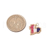 MIYUKI Delica Glass Seed Beaded Heart Pendants PALLOY-MZ00703-02-2