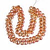 Electroplate Glass Beads Strand EGLA-S188-27-B01-2