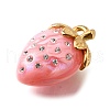 304 Stainless Steel Acrylic Pendants STAS-E549-03G-03-2