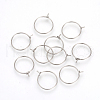 304 Stainless Steel Hoop Earrings STAS-R071-41-1