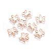 304 Stainless Steel Charms STAS-E484-18RG-2