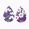 PU Leather Big Pendants FIND-T058-B04-1