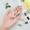 SUPERFINDINGS Horse Eye Gemstone Pendants G-FH0001-16-3