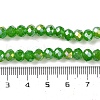 Baking Electroplate Glass Beads Strands DGLA-A039-J10mm-B11-4