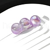 30Pcs Gradient Color Opaque Resin Beads PW-WG675F3-04-1