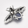 Natural Lapis Lazuli Brooches/Pendants G-S353-08D-3