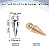 Beebeecraft 20Pcs 2 Colors Brass Charms KK-BBC0015-19-2