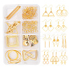 SUNNYCLUE DIY Geometry Style Earring Making Kits DIY-SC0013-16G-1
