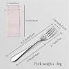 CREATCABIN 3Pcs 3 Styles 410 Stainless Steel Forks AJEW-CN0001-23-2