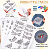 BENECREAT DIY Flower Embroidery Kits DIY-BC0013-29-4