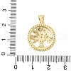Brass Micro Pave Cubic Zirconia Pendants KK-D357-02C-G-3