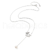 925 Sterling Silver with Shell Necklaces STER-Z009-14P-1