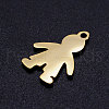 Ion Plating(IP) 304 Stainless Steel Pendants A-STAS-Q201-JN327-2-2