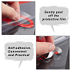 Gorgecraft 4Sheets 4 Colors Reflective Waterproof PVC Car Stickers DIY-GF0005-54-4