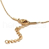 10Pcs Vacuum Plating 304 Stainless Steel Serpentine Chain Necklaces Set NJEW-K254-01G-3