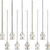 BENECREAT 20Pcs 10 Style Iron Dispensing Needles TOOL-BC0001-28-1