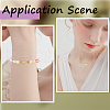 SUNNYCLUE 12Pcs 4 Styles Eco-Friendly Brass Watch Band Clasps KK-SC0004-09-5