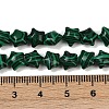 Synthetic Malachite Beads Strands G-Z080-A15-8mm-5