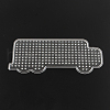 Lorry/Truck ABC Plastic Pegboards used for 5x5mm DIY Fuse Beads DIY-Q009-48-1