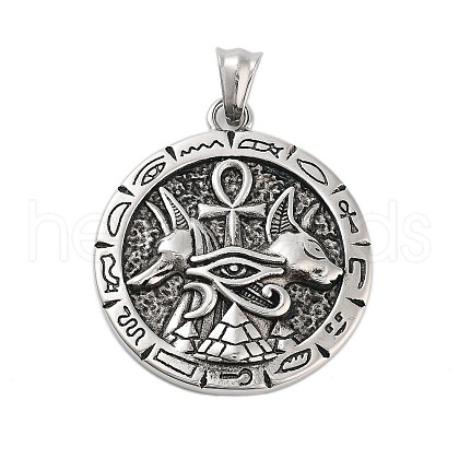 304 Stainless Steel Pendants STAS-S143-07A-1