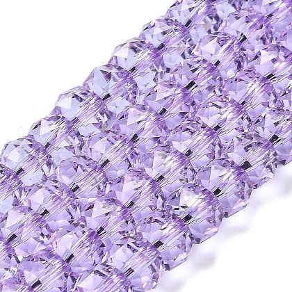 Transparent Glass Beads Strands EGLA-K071-01E-1