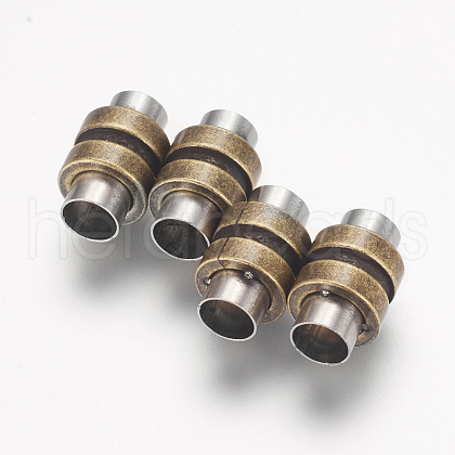 304 Stainless Steel Magnetic Clasps STAS-E144-052AB-1