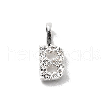 925 Sterling Silver with Cubic Zirconia Charms STER-Q004-01B-S-1